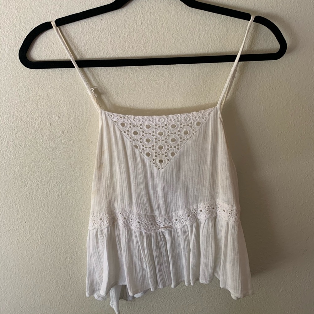 White tank top blouse